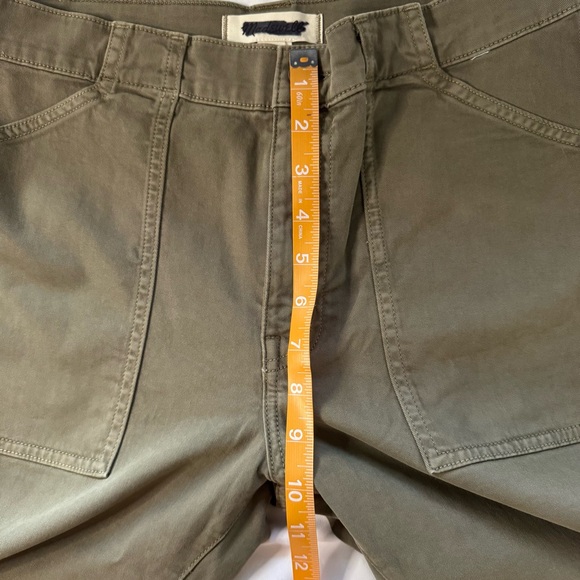 Madewell The Petite Darted Barrel-Leg Utility Pant Safari Khaki Size 27P NV615 - Picture 7 of 10